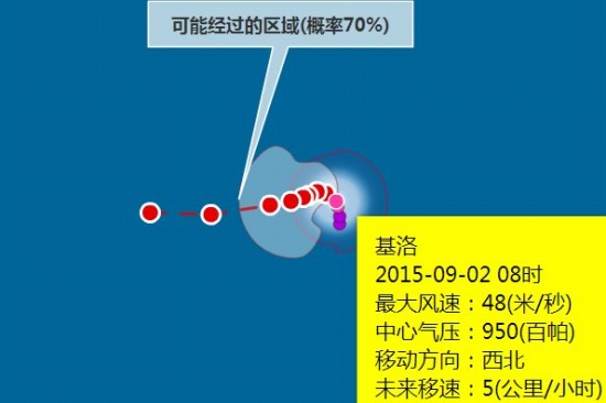 强台风基洛最新消息