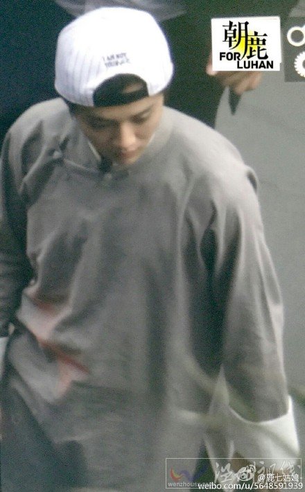 鹿晗跑男录制现场