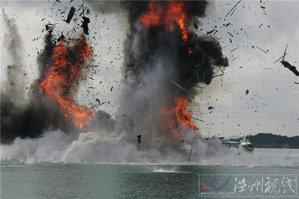 6艘越南渔船被炸毁