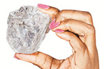 非洲发现世纪巨钻 一颗1111卡宝石级钻石天价钻石