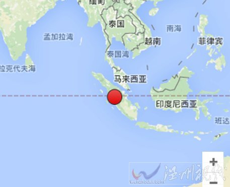 印尼苏门答腊岛海域地震