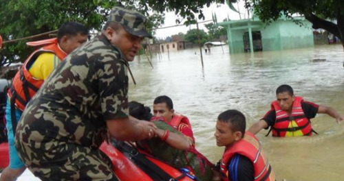 尼泊尔暴雨引发洪水和泥石流造成58人遇难数十人失踪
