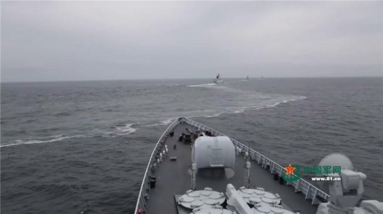 中国海军三大舰队南海军事演习
