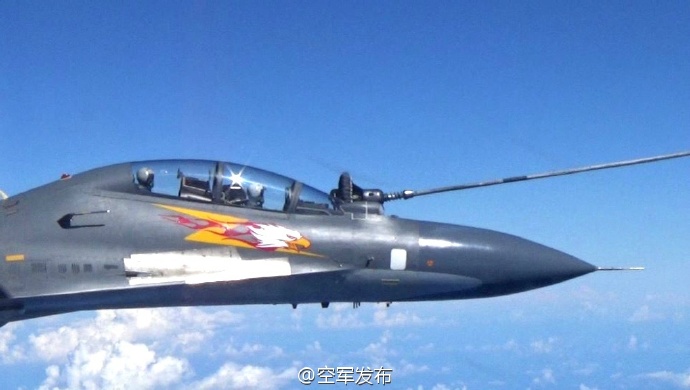 中国空军多型战机南海巡航