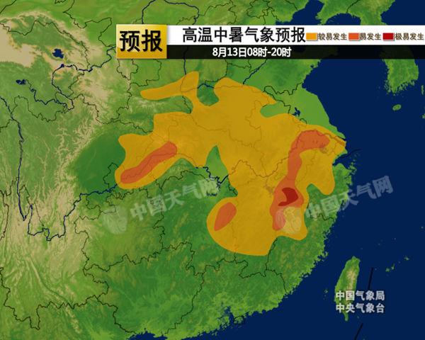 江苏安徽江西湖南重庆高温又来了 江苏最易中暑