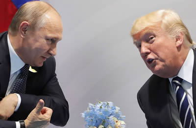 特朗普会见普京 俄罗斯没有插手美国大选
