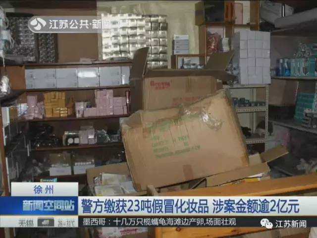 23吨假化妆品入关