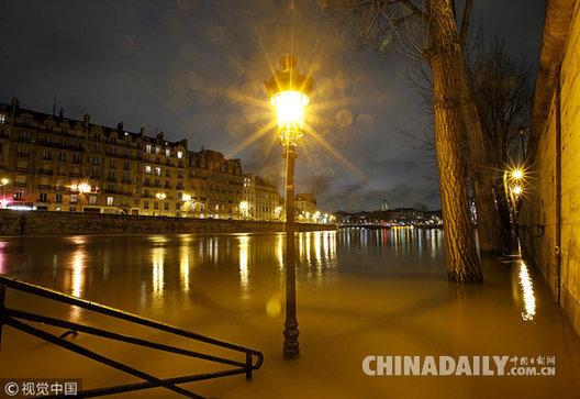 法国巴黎洪水泛滥