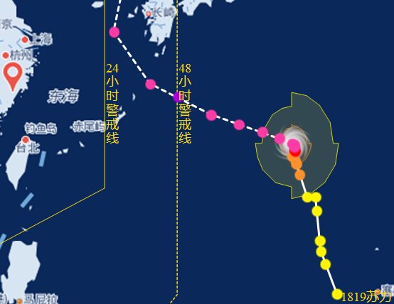 第19号台风苏力路径图