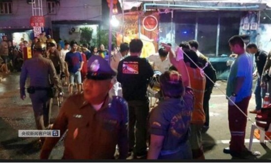 曼谷街头发生枪战