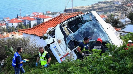 葡萄牙旅游巴士车祸
