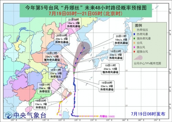 台风丹娜丝最新消息