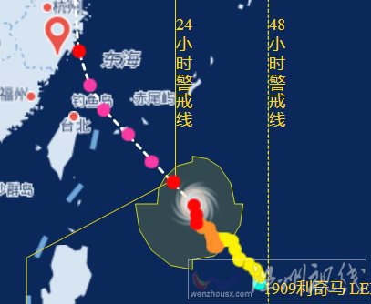 九号台风最新路径