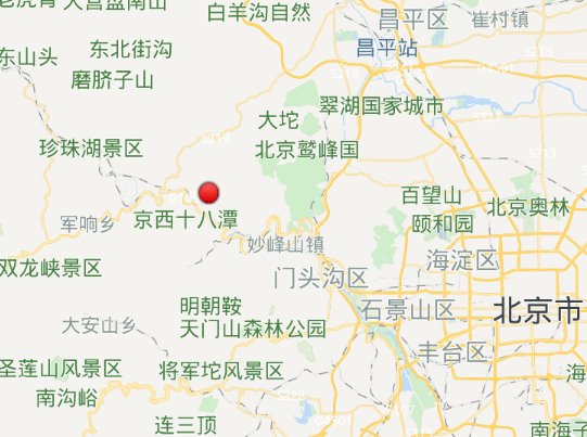 北京门头沟地震