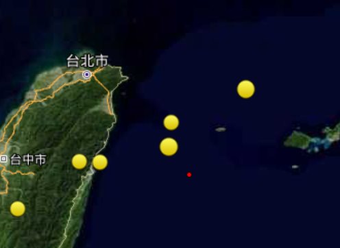 台湾省花莲县4.1级地震