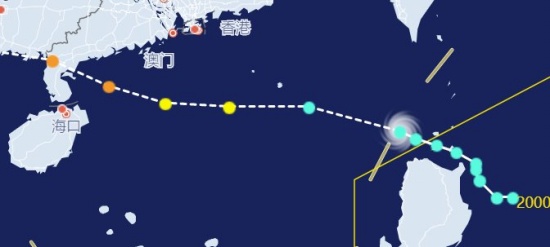 温州台风新闻 今年第7号台风海高斯