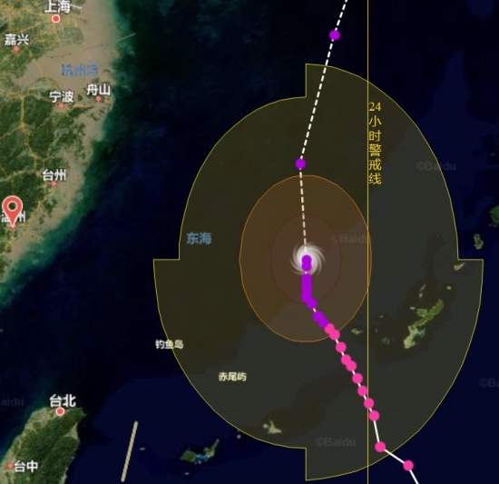 浙江上海等地沿海将有7-9级大风