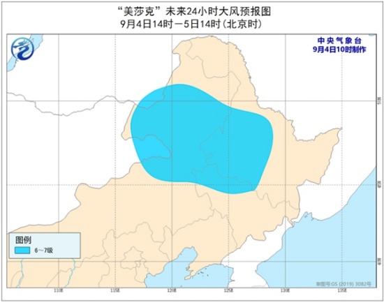 台风美莎克影响东北还在继续