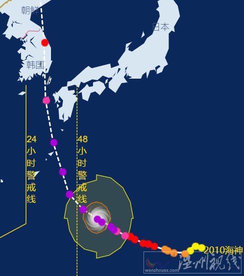 2020年海神台风路径图