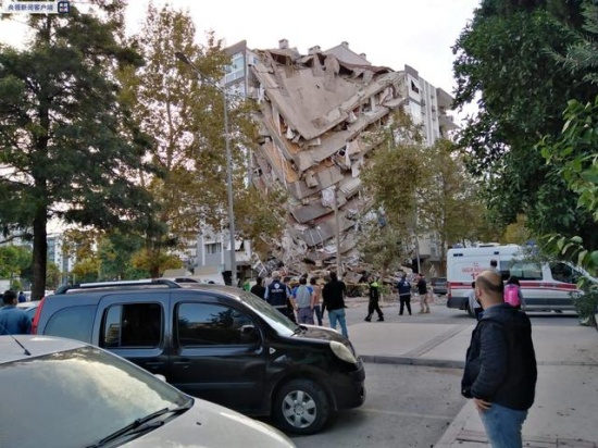 爱琴海地震已致土耳其20人遇难