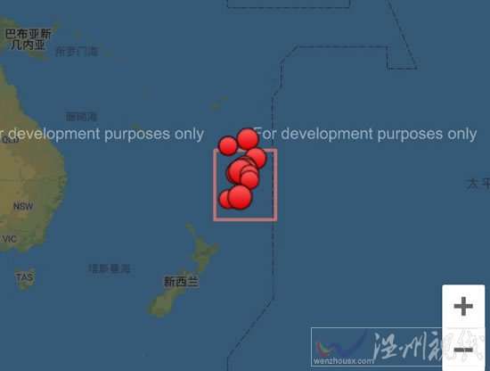 新西兰6小时发生三次7级以上强震