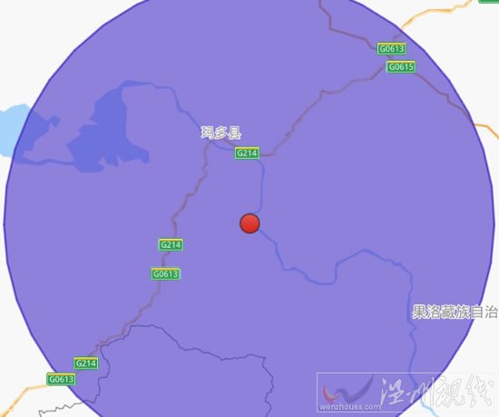 青海果洛州玛多县发生7.4级地震