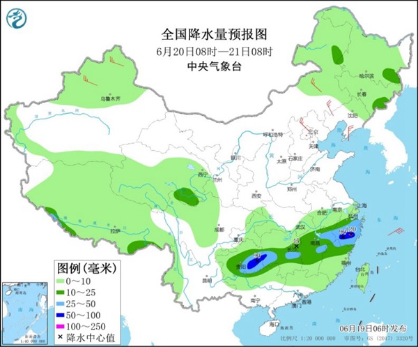 南方强降雨带将逐渐南落 京津冀将现大范围高温