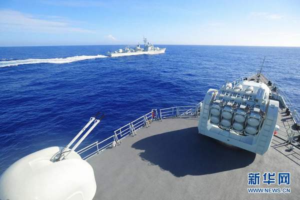 日媒称中国海军南海实弹演习施压菲律宾