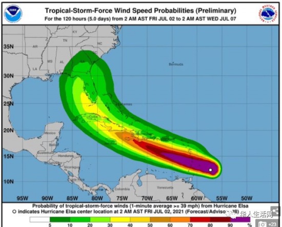 飓风艾尔莎加强成为2021年大西洋台风季节首个飓风