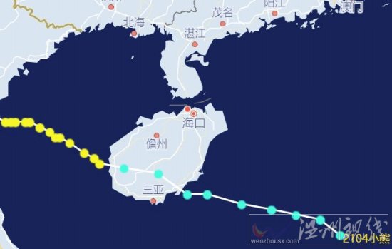 2021年6月海南有台风吗