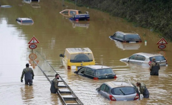 欧洲特大洪灾死亡人数升至168人 德国失踪数百人