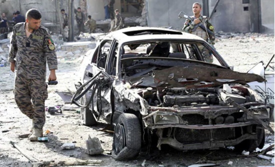 塔利班声称对阿富汗首都的汽车炸弹袭击负责