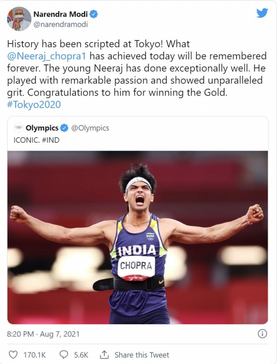 印度7枚奖牌创下了奖牌数最多的纪录