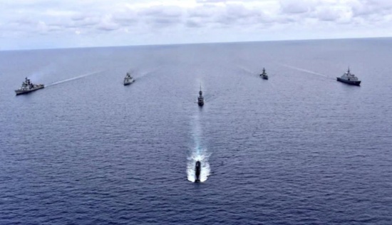 印度 新加坡在南海附近进行为期3天的海军演习