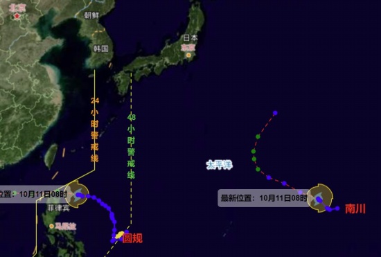 第19号台风南川路径预报图