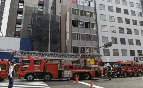 日本大楼发生火灾