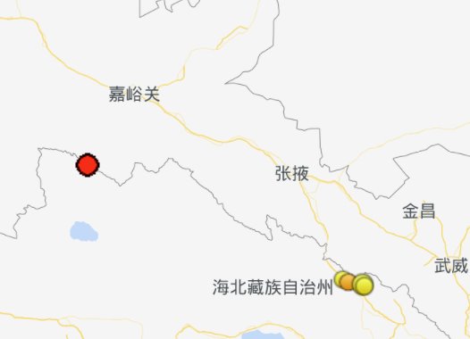 甘肃张掖发生5.1级地震