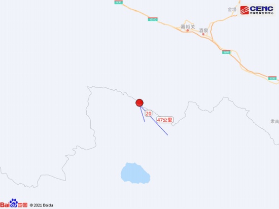 甘肃张掖发生5.1级地震