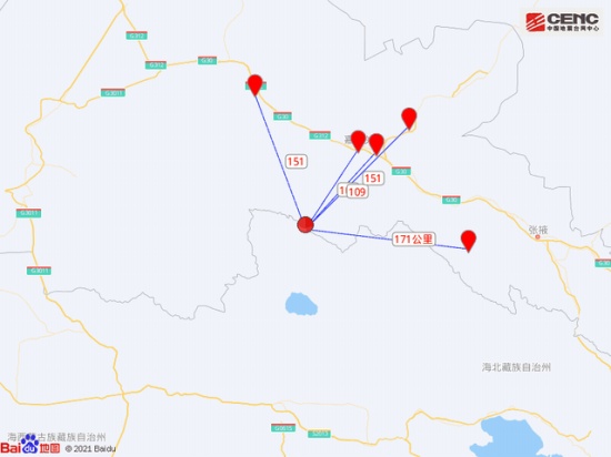 甘肃张掖发生5.1级地震