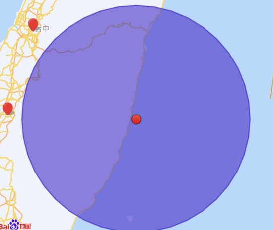 台湾台东县海域发生6.6级地震