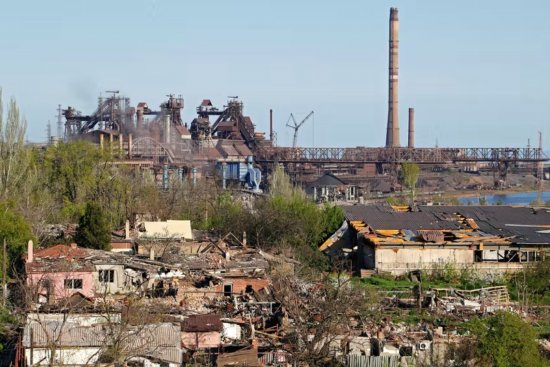 乌克兰希望从马里乌波尔钢铁厂撤离