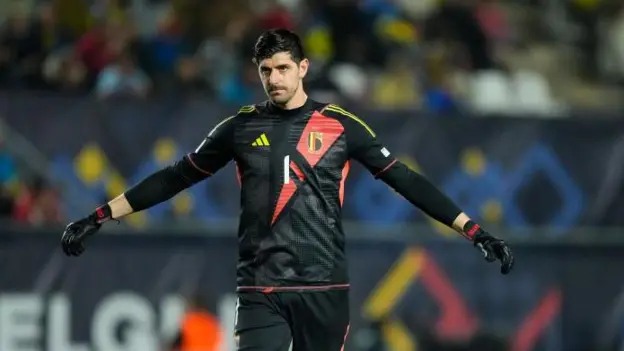 蒂博·库尔图瓦(ThibautCourtois)为比利时队效力