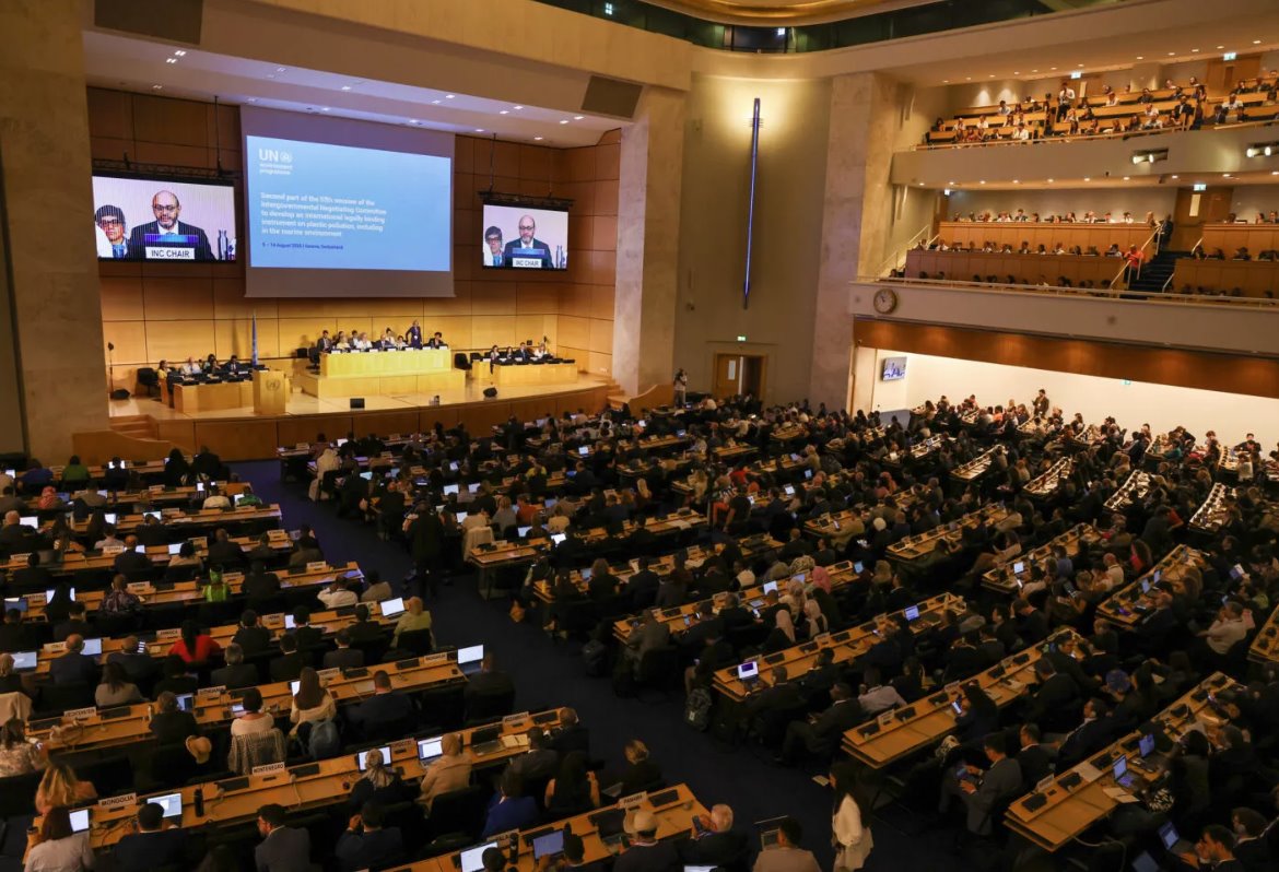 联合国塑料污染政府间谈判委员会全体会议在日内瓦举行，旨在敲定一项具有里程碑意义的协议。