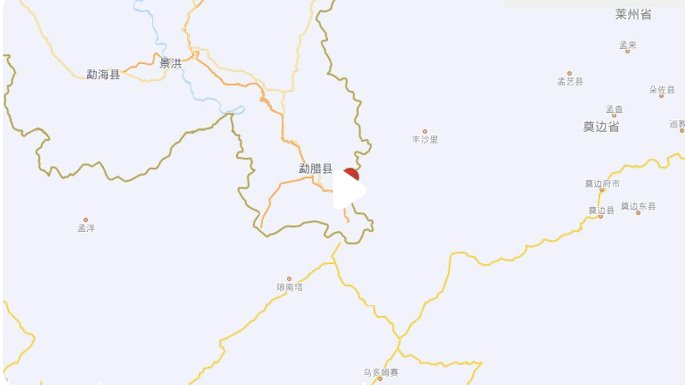 云南西双版纳深夜4.2级地震
