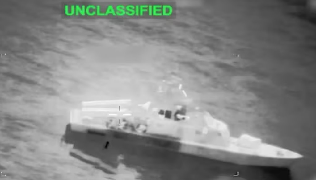 特朗普此前曾表示，美国已经&ldquo;彻底摧毁&rdquo;了10艘不再使用的布雷舰艇。